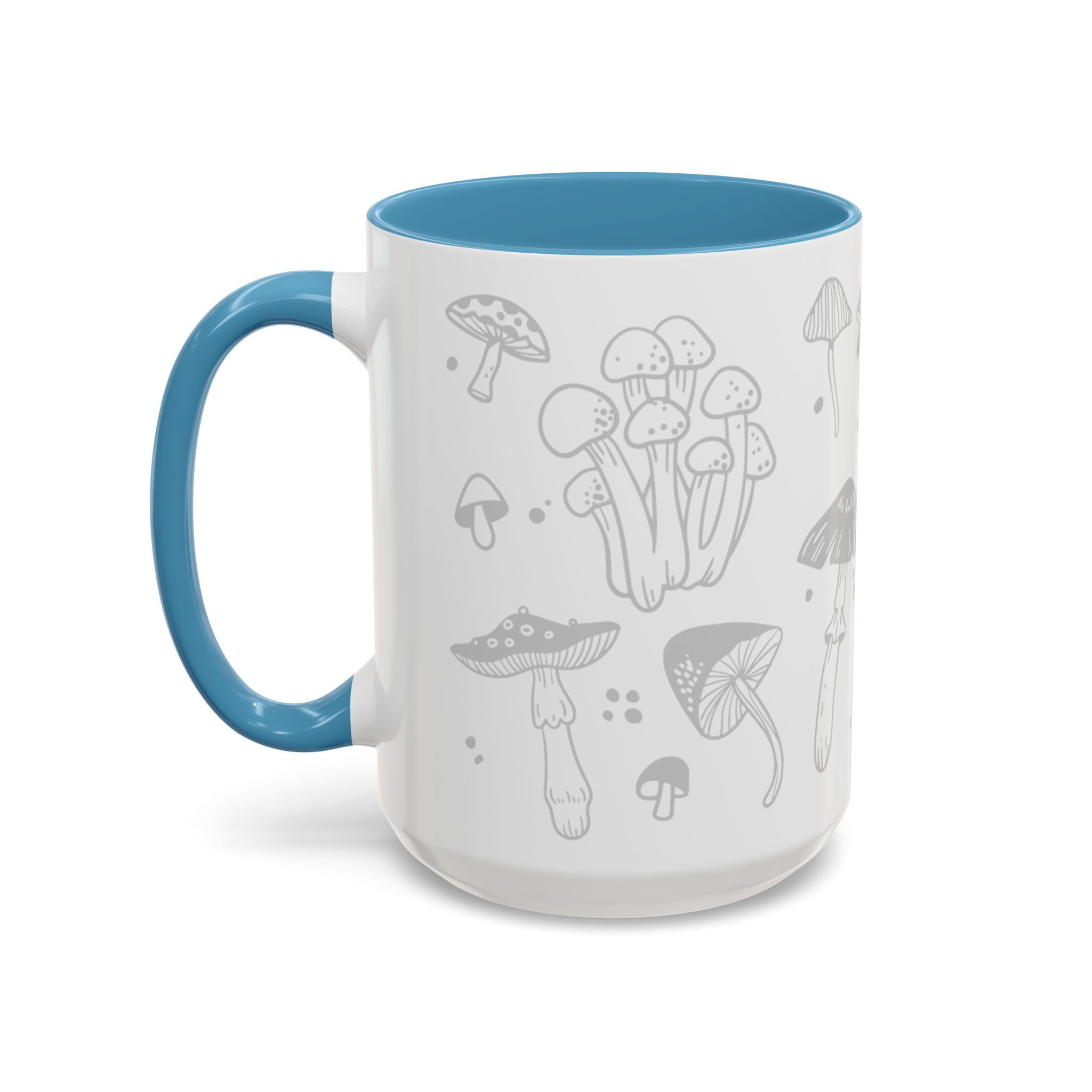 Light Blue Accent Colorado Myco League Mushroom Mug - Image 7