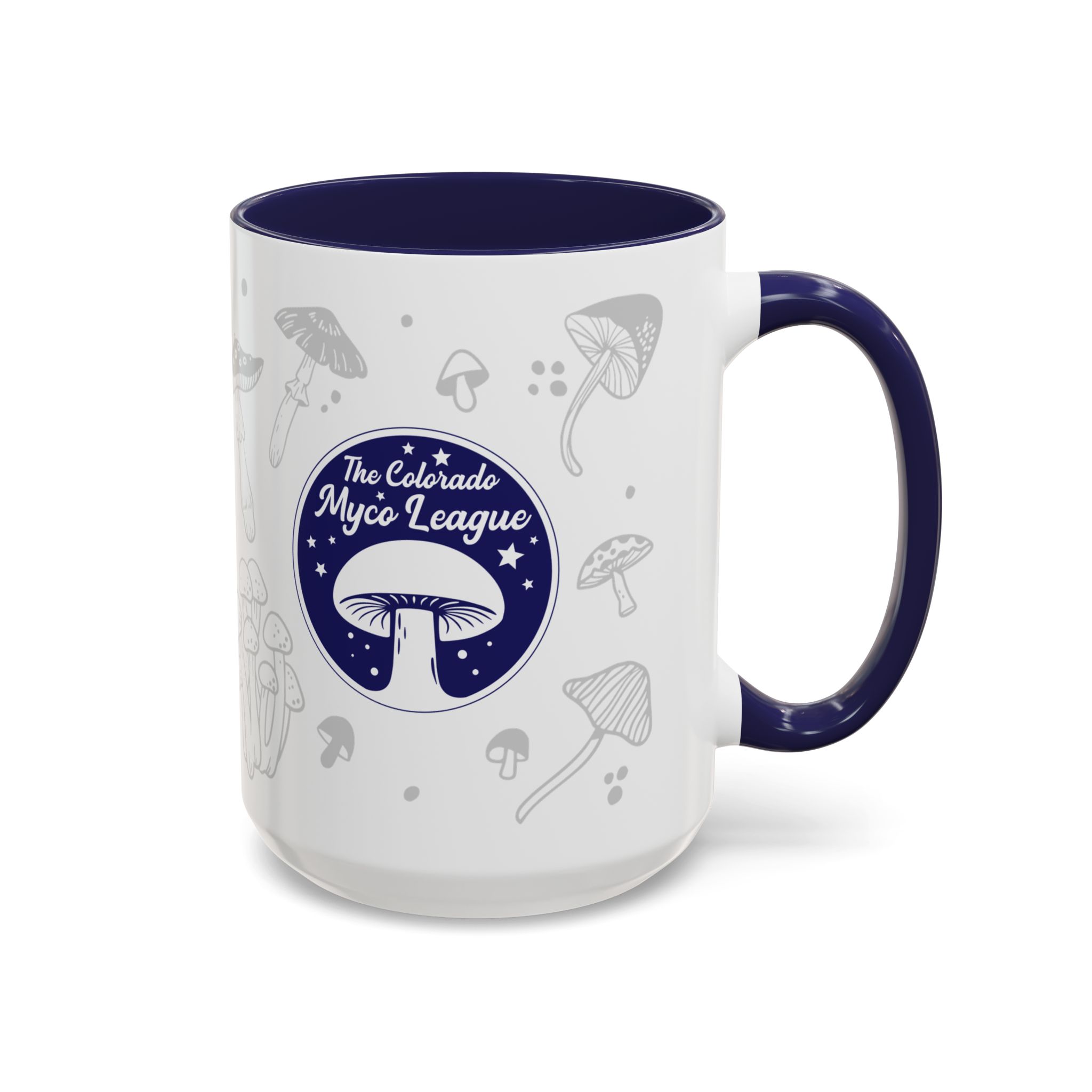 Navy Accent Colorado Myco League Mushroom Mug - Image 6