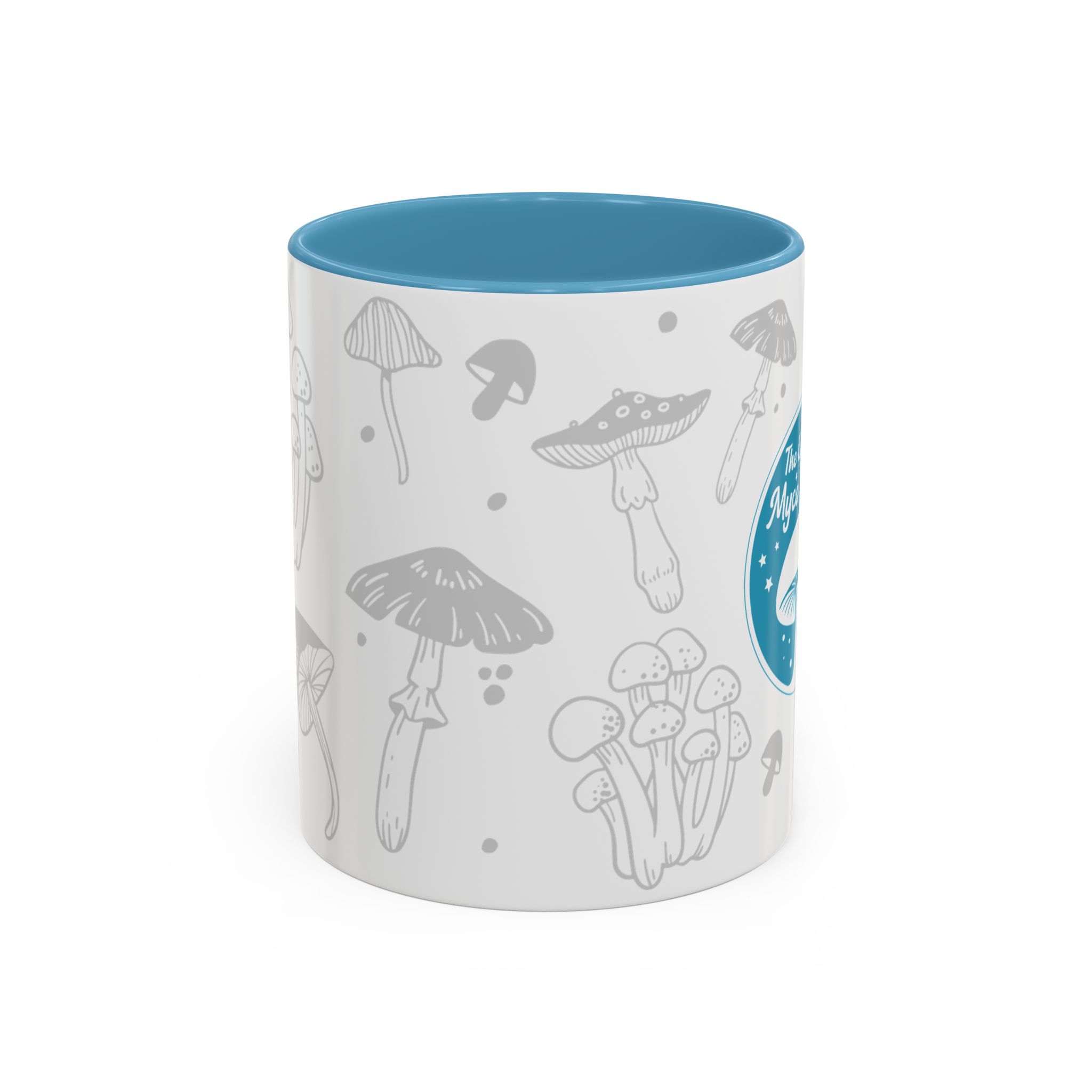 Light Blue Accent Colorado Myco League Mushroom Mug - Image 2