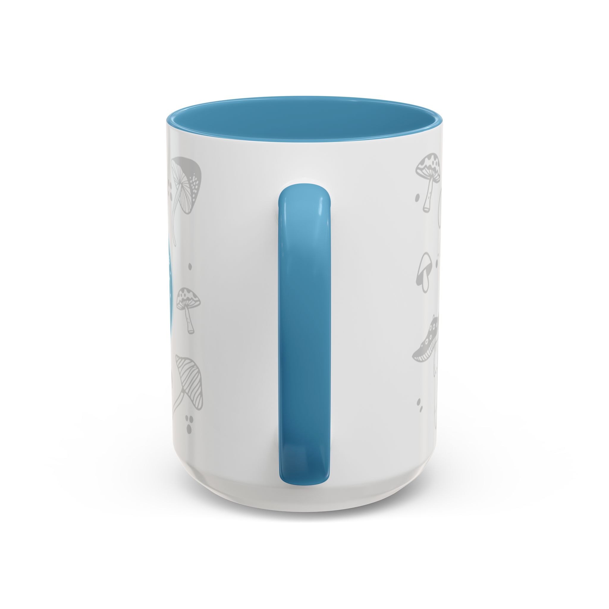 Light Blue Accent Colorado Myco League Mushroom Mug - Image 8